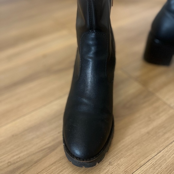 Coach Joy Black Leather Bootie - Picture 5 of 7